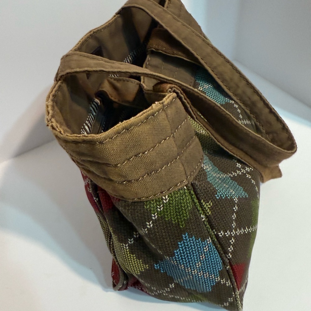 Thirty-One Argyle Shoulder Bag in Brown and Multicolor, Fall and Winter - Picture 5 of 9